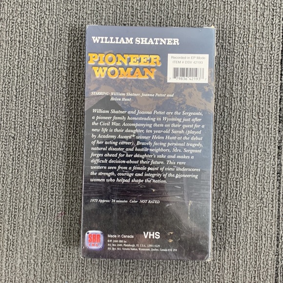 Pioneer Woman 1973 VHS 2000 William Shatner Helen Hunt New Sealed - Picture 6 of 9